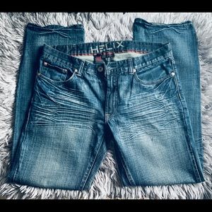 Helix Jeans.